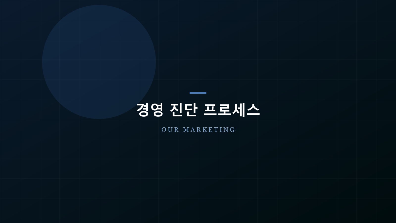 경영 진단 프로세스